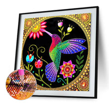 Charger l&#39;image dans la galerie, Colibri-Cristaux de forme spéciale Diamond Painting-30*30 cm
