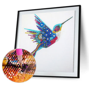 Colibri-Cristaux de forme spéciale Diamond Painting-30*30 cm