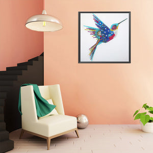 Colibri-Cristaux de forme spéciale Diamond Painting-30*30 cm