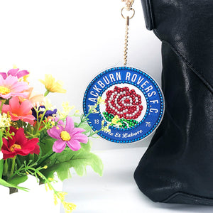 4pièces Badge DIY Porte-clés