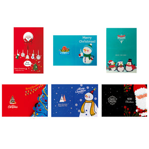 6pcs/Set-Christmas-Diamond Cartes de voeux