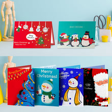 Charger l&#39;image dans la galerie, 6pcs/Set-Christmas-Diamond Cartes de voeux
