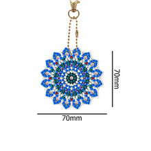 Charger l&#39;image dans la galerie, 5pièces Mandala simple face Porte-clés
