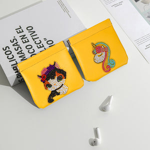 Bricolage pâte perceuse rouge à lèvres sac airpods étui de protection sac cosmétique