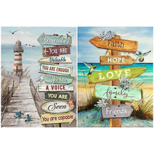 Charger l&#39;image dans la galerie, Beach Sign-Full Round Diamond Painting-30x40cm
