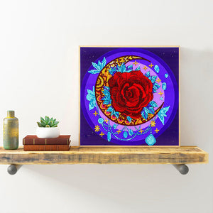 Rose-Special Shaped Crystal Diamond Painting-30 * 30cm