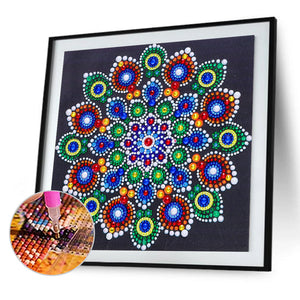 Mandala-Special Shaped Crystals Diamond Painting-30*30CM