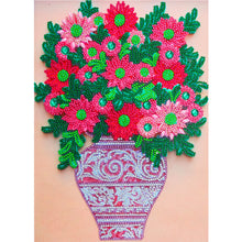 Charger l&#39;image dans la galerie, Fleur-Spécial En Forme De Cristaux Diamant Peinture-30*40CM
