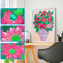 Charger l&#39;image dans la galerie, Fleur-Spécial En Forme De Cristaux Diamant Peinture-30*40CM
