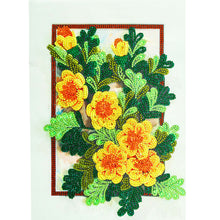 Charger l&#39;image dans la galerie, Fleur-Spécial En Forme De Cristaux Diamant Peinture-30*40CM
