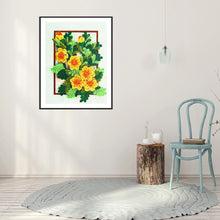 Charger l&#39;image dans la galerie, Fleur-Spécial En Forme De Cristaux Diamant Peinture-30*40CM
