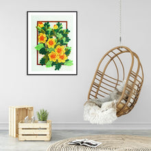 Charger l&#39;image dans la galerie, Fleur-Spécial En Forme De Cristaux Diamant Peinture-30*40CM
