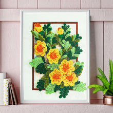Charger l&#39;image dans la galerie, Fleur-Spécial En Forme De Cristaux Diamant Peinture-30*40CM
