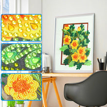 Charger l&#39;image dans la galerie, Fleur-Spécial En Forme De Cristaux Diamant Peinture-30*40CM

