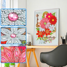 Charger l&#39;image dans la galerie, Fleur-Spécial En Forme De Cristaux Diamant Peinture-30*40CM
