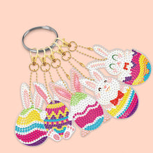 Charger l&#39;image dans la galerie, 5pièces Lapin Simple face Porte-clés
