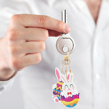 Charger l&#39;image dans la galerie, 5pièces Lapin Simple face Porte-clés
