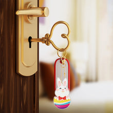 Charger l&#39;image dans la galerie, 5pièces Lapin Simple face Porte-clés
