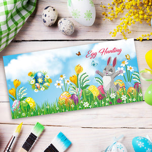 4pcs/Set-Easter-Diamond Cartes de voeux