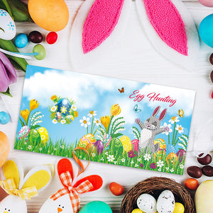 4pcs/Set-Easter-Diamond Cartes de voeux