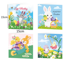 Charger l&#39;image dans la galerie, 4pcs/Set-Easter-Diamond Cartes de voeux
