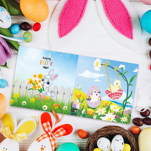 4pcs/Set-Easter-Diamond Cartes de voeux