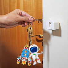 Charger l&#39;image dans la galerie, 5pièces Planétaire Double face Porte-clés
