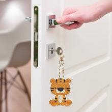 Charger l&#39;image dans la galerie, 5pièces Animaux Lion Double face Porte-clés
