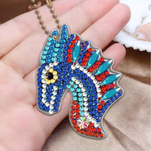 Charger l&#39;image dans la galerie, 5pièces Dragon Double face Porte-clés
