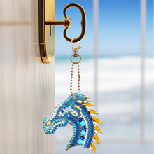 Charger l&#39;image dans la galerie, 5pièces Dragon Double face Porte-clés
