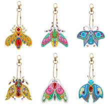 Charger l&#39;image dans la galerie, 6pièces Insecte Double face Porte-clés
