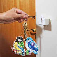 Charger l&#39;image dans la galerie, 8pièces Oiseau Double face Porte-clés
