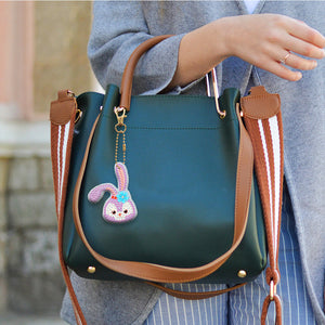 5pièces Petit renard Simple face Porte-clés