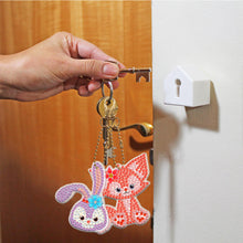 Charger l&#39;image dans la galerie, 5pièces Petit renard Simple face Porte-clés
