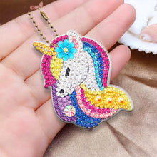 Charger l&#39;image dans la galerie, 8pièces Cheval arc-en-ciel Double face Porte-clés
