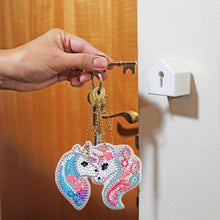 Charger l&#39;image dans la galerie, 6pièces Cheval arc-en-ciel Double face Porte-clés
