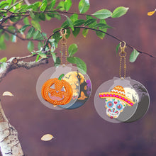 Charger l&#39;image dans la galerie, 2pièces Halloween Double face Porte-clés
