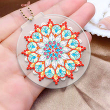 Charger l&#39;image dans la galerie, 2pièces Mandala Double face Porte-clés
