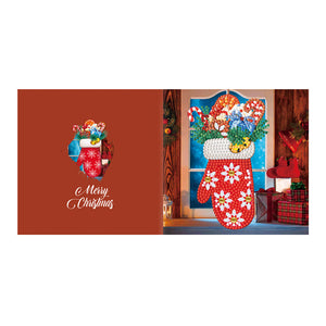 12pcs/Set-Christmas-Diamond Cartes de voeux
