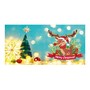 12pcs/Set-Christmas-Diamond Cartes de voeux