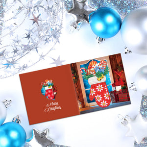12pcs/Set-Christmas-Diamond Cartes de voeux