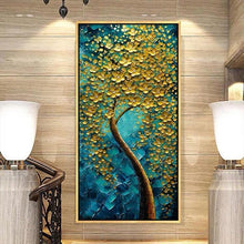 Charger l&#39;image dans la galerie, Arbre en fleurs - peinture complète de diamant - 85x45cm
