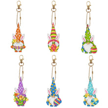Charger l&#39;image dans la galerie, 6pcs porte-clés double face de Pâques
