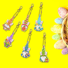 Charger l&#39;image dans la galerie, 6pcs porte-clés double face de Pâques
