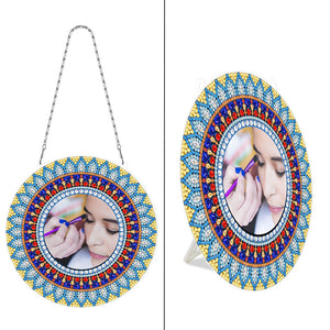 Mandala-Diamond Hanging Mirror