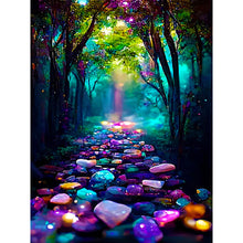 Charger l&#39;image dans la galerie, forêt de montagne-complet Diamond Painting-30x40cm
