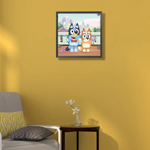 Charger l&#39;image dans la galerie, Bree The Wonderful Dog-complet Round peinture au diamant-30x30cm
