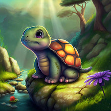 Charger l&#39;image dans la galerie, animal coloré-complet Diamond Painting-30x30cm
