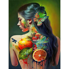 Charger l&#39;image dans la galerie, Tattoo Girl-Full Diamond Painting-30x40cm

