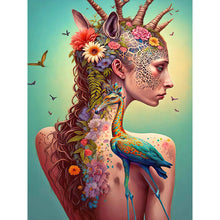 Charger l&#39;image dans la galerie, Tattoo Girl-Full Diamond Painting-30x40cm
